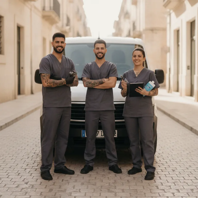 Tatuador equipo en Roquetas de Mar